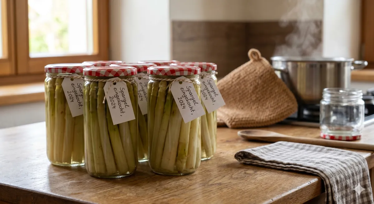 Spargel einkochen
