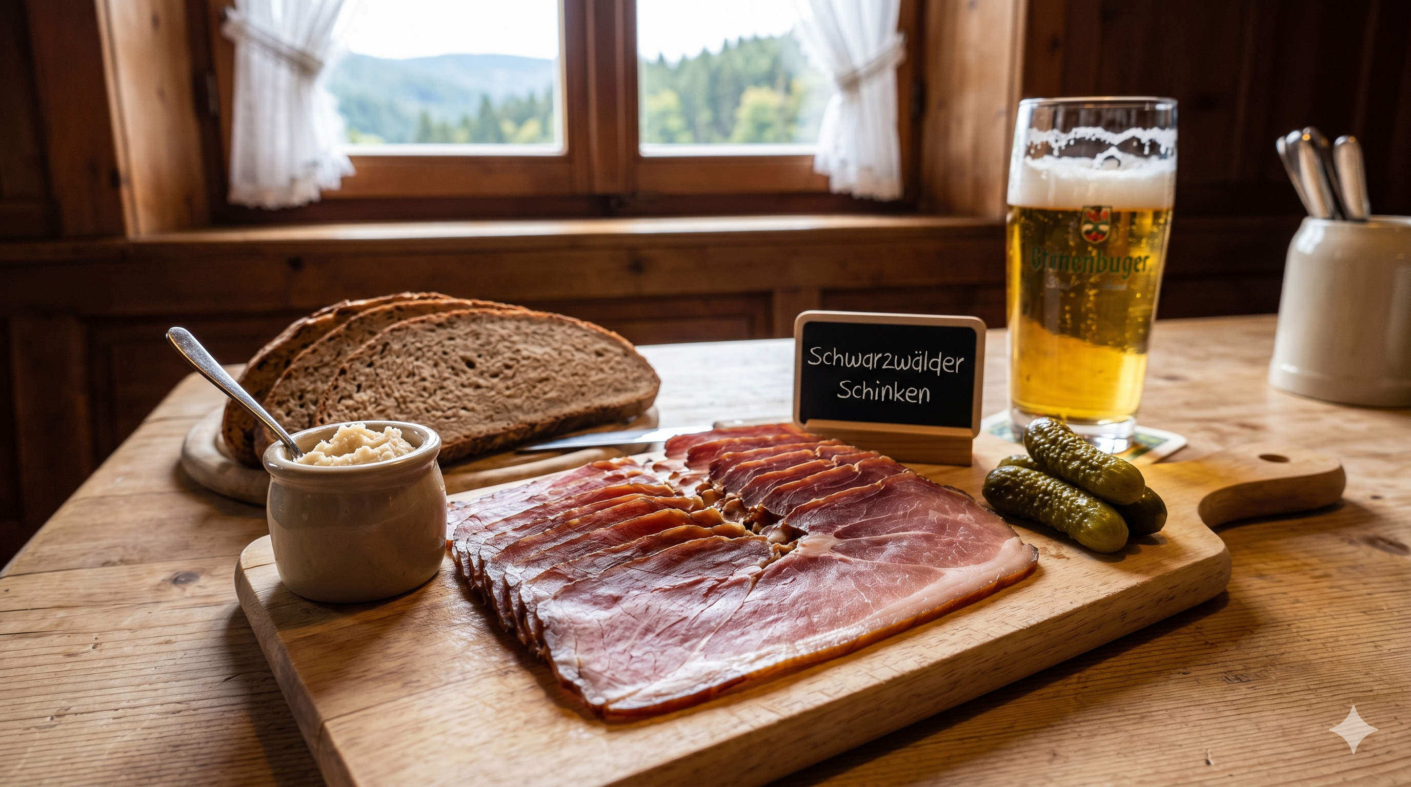 Schinken Schwarzwälder Art